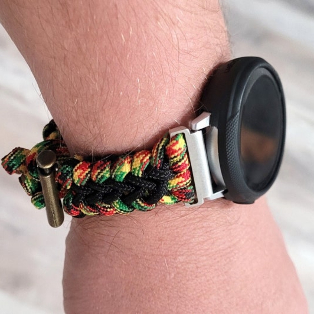 Rasta Paracord 20mm Watch Band / Strap